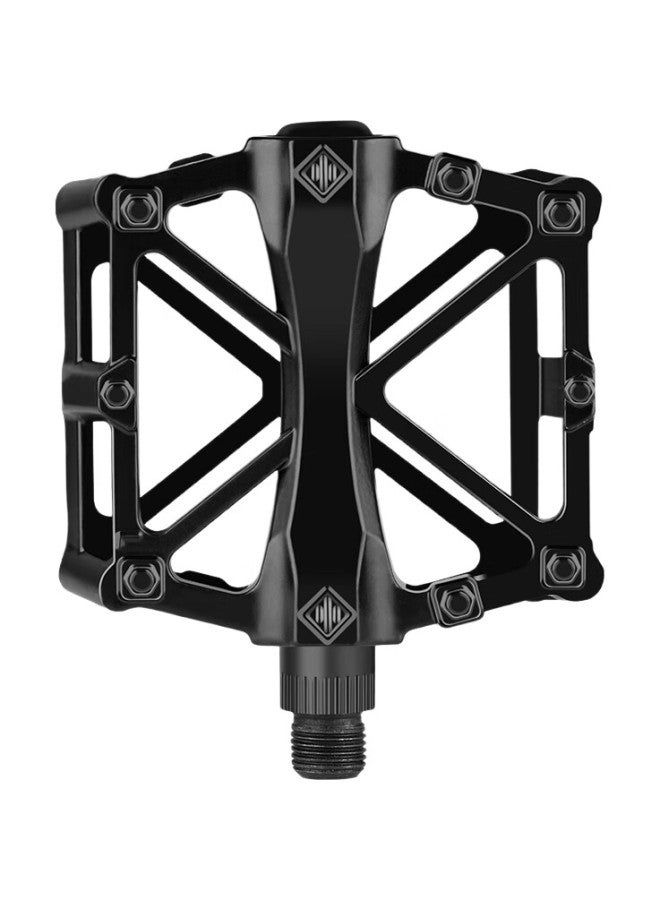 Move Iron Bicycle Pedals, Mountain Bike Roller-Bearing Metal Pedals, Cycling Equipment Accessories, Black - Image 1