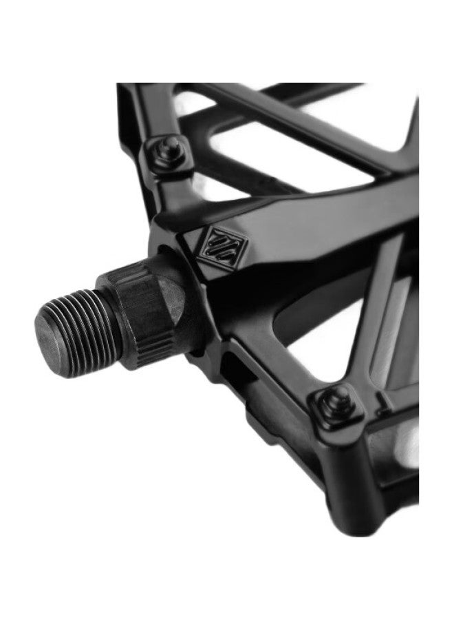 Move Iron Bicycle Pedals, Mountain Bike Roller-Bearing Metal Pedals, Cycling Equipment Accessories, Black - Image 2