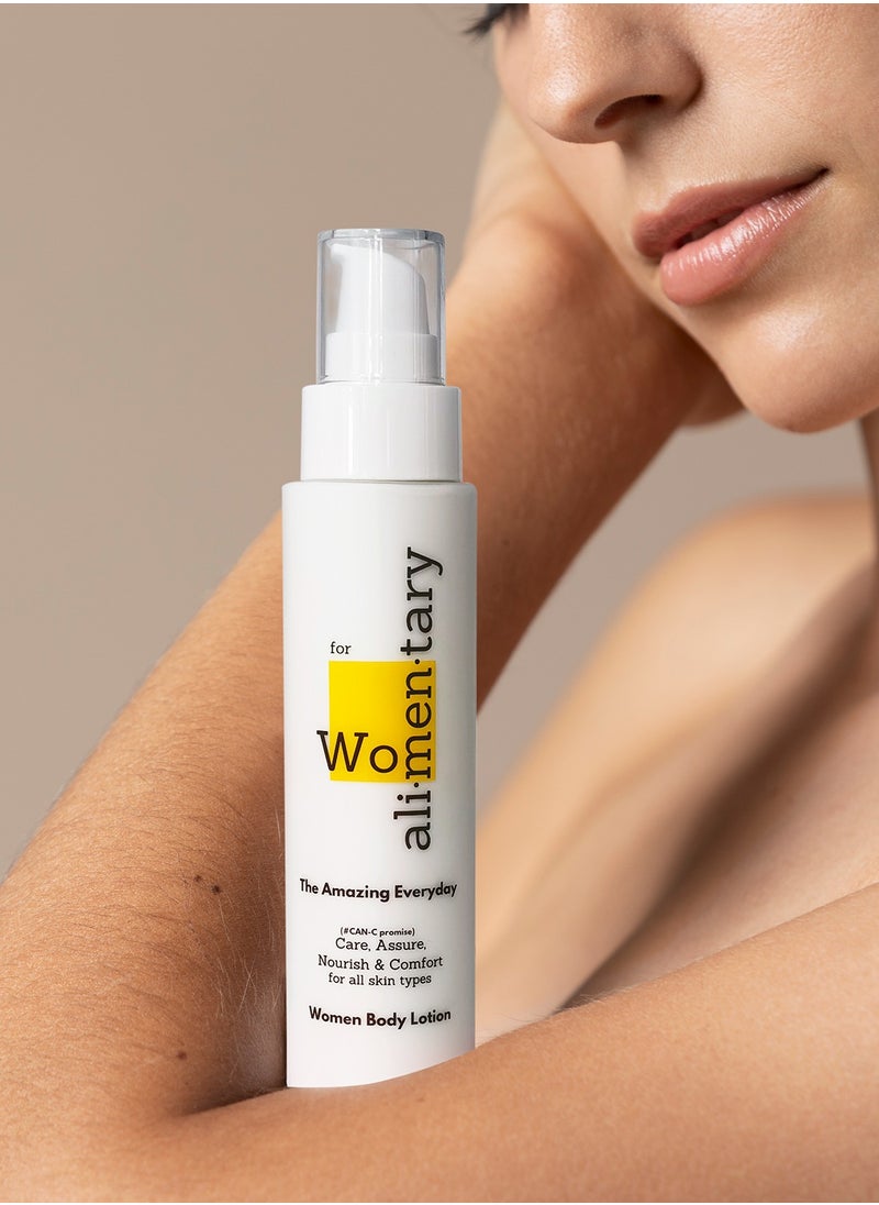 alimentary - Alimentary Woman Amazing Everyday Body Lotion for Dry Skin | Body Acne | Coconut Oil, Vanilla, Papaya, Almond Oil for Skin Moisturizer | Hand Cream | Body Cream | Natural Vitamin| 5.27 Oz - Image 1