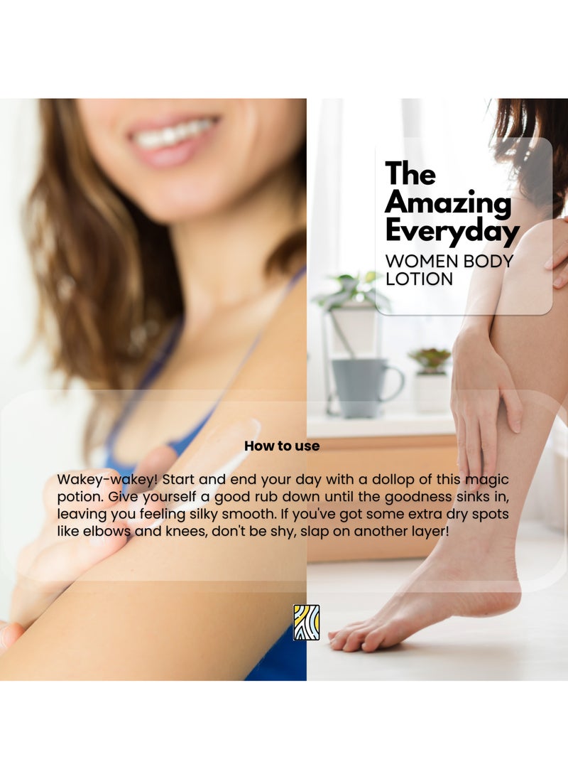 alimentary - Alimentary Woman Amazing Everyday Body Lotion for Dry Skin | Body Acne | Coconut Oil, Vanilla, Papaya, Almond Oil for Skin Moisturizer | Hand Cream | Body Cream | Natural Vitamin| 5.27 Oz - Image 1