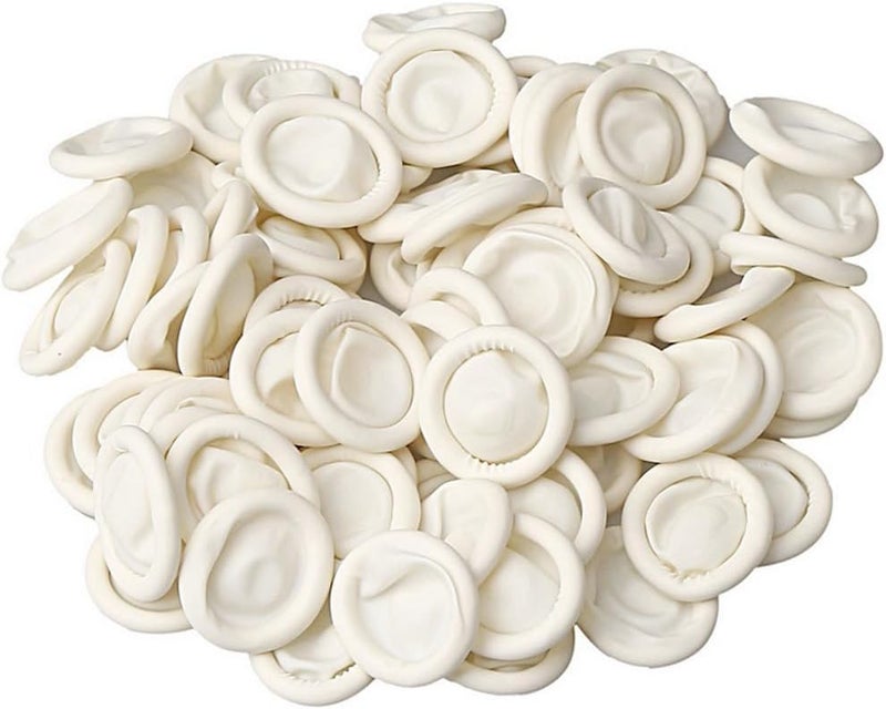 RIKWOG Medium Finger Cots - Disposable Latex Finger Protectors (Approx. 150 pcs) - Image 1