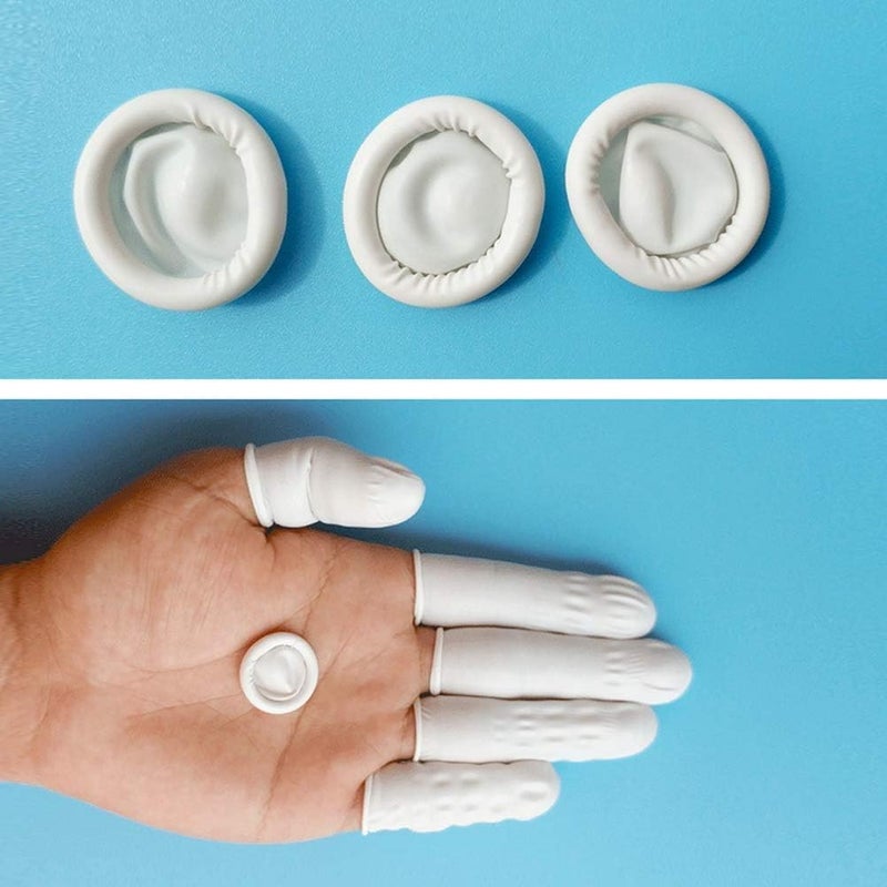 RIKWOG Medium Finger Cots - Disposable Latex Finger Protectors (Approx. 150 pcs) - Image 3