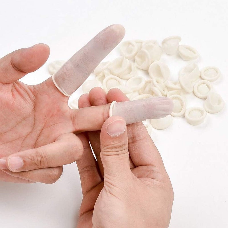 RIKWOG Medium Finger Cots - Disposable Latex Finger Protectors (Approx. 150 pcs) - Image 4