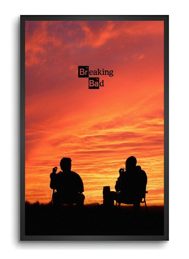 Vyopix Breaking Bad (Drama) Scenery Poster, Wall Decoration Art Framed Poster, Matte & Glossy Laminated Poster with 0.5 Inch Black Wooden Frame (MATTE, 8X12 Inches) - Image 1