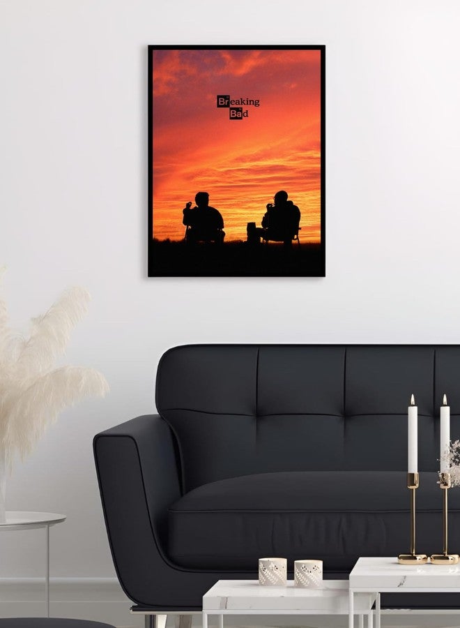 Vyopix Breaking Bad (Drama) Scenery Poster, Wall Decoration Art Framed Poster, Matte & Glossy Laminated Poster with 0.5 Inch Black Wooden Frame (MATTE, 8X12 Inches) - Image 2