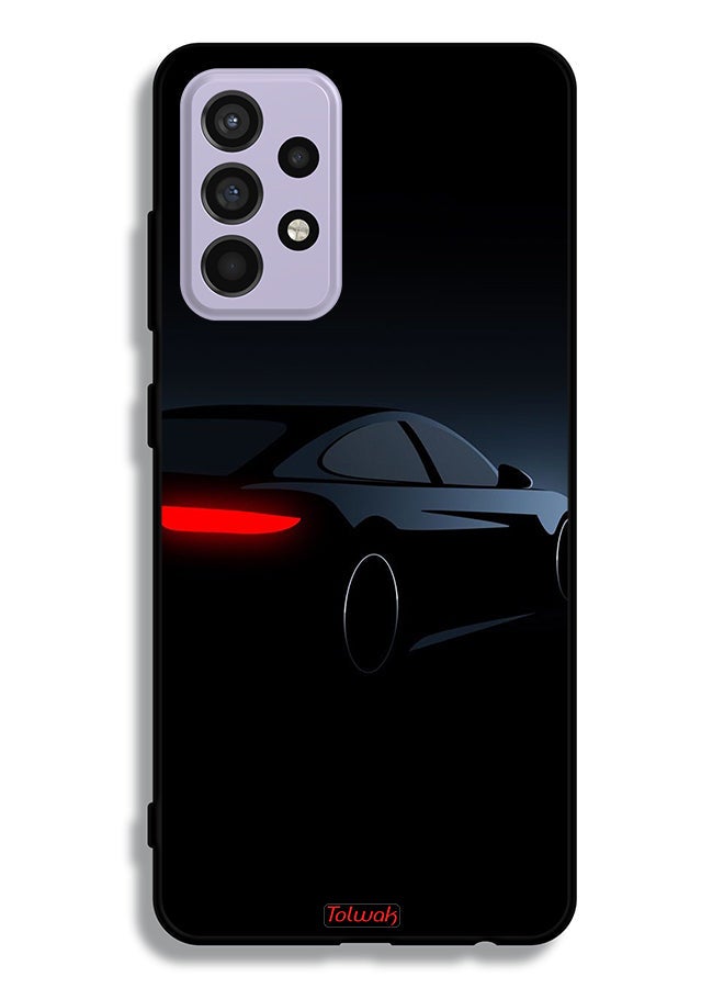 Tolwak Samsung Galaxy A52 4G Protective Case Cover Dark Car - Image 1