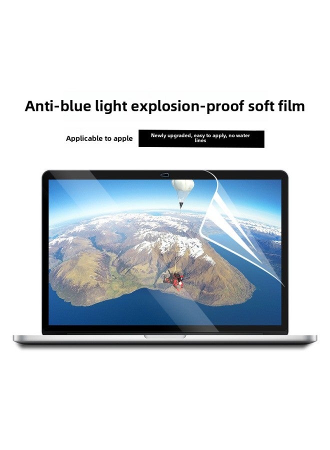 For Apple Laptop Air15.3 Screen Film MacbookM2 Film Anti-Blue Light Soft Film-Color:Frosted Anti-glare Pet Soft Film (bare Chip)-Size:M2-23 Air15 A2941 - Image 2