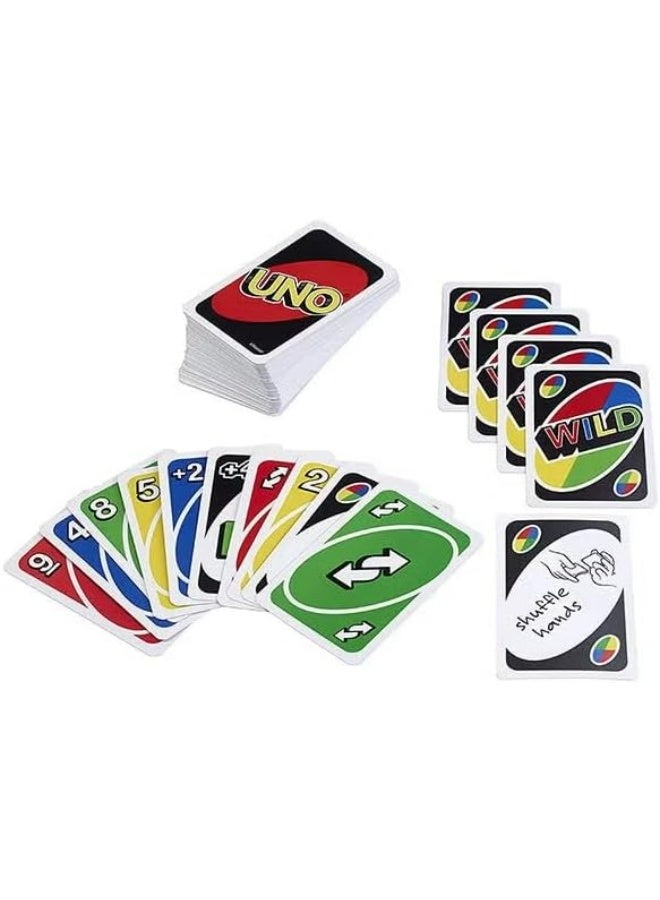 Classic Colour & Number Matching Card Game - 112 Cards - Customizable & Erasable Wild - Special Action Cards Included - Gift for Adults - Image 5