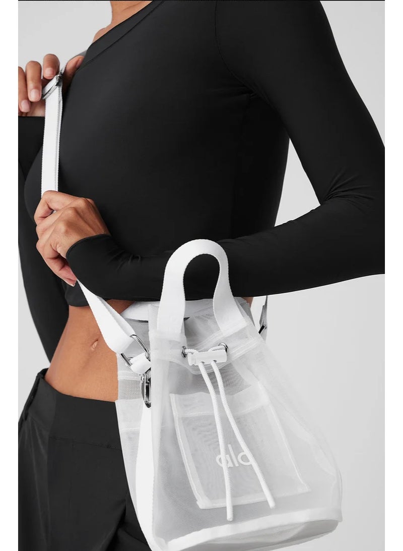Alo Yoga Sheer Cross Body Bucket Bag - Image 4