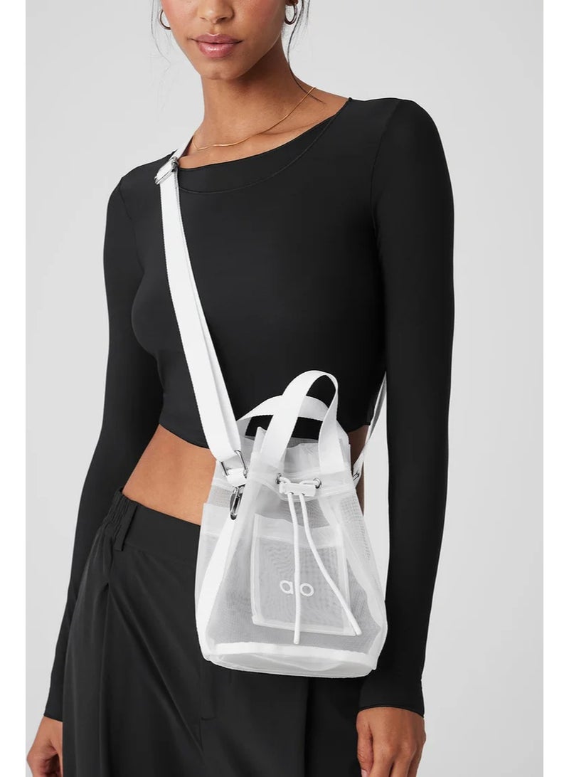 Alo Yoga Sheer Cross Body Bucket Bag - Image 3