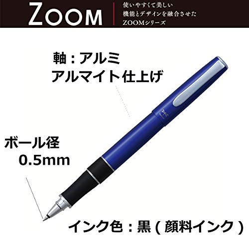 Tombow Rollerball Pen Zoom 505 ,Ball 0.5mm , Azule Blue Body , BW-2000LZA44 - Image 2