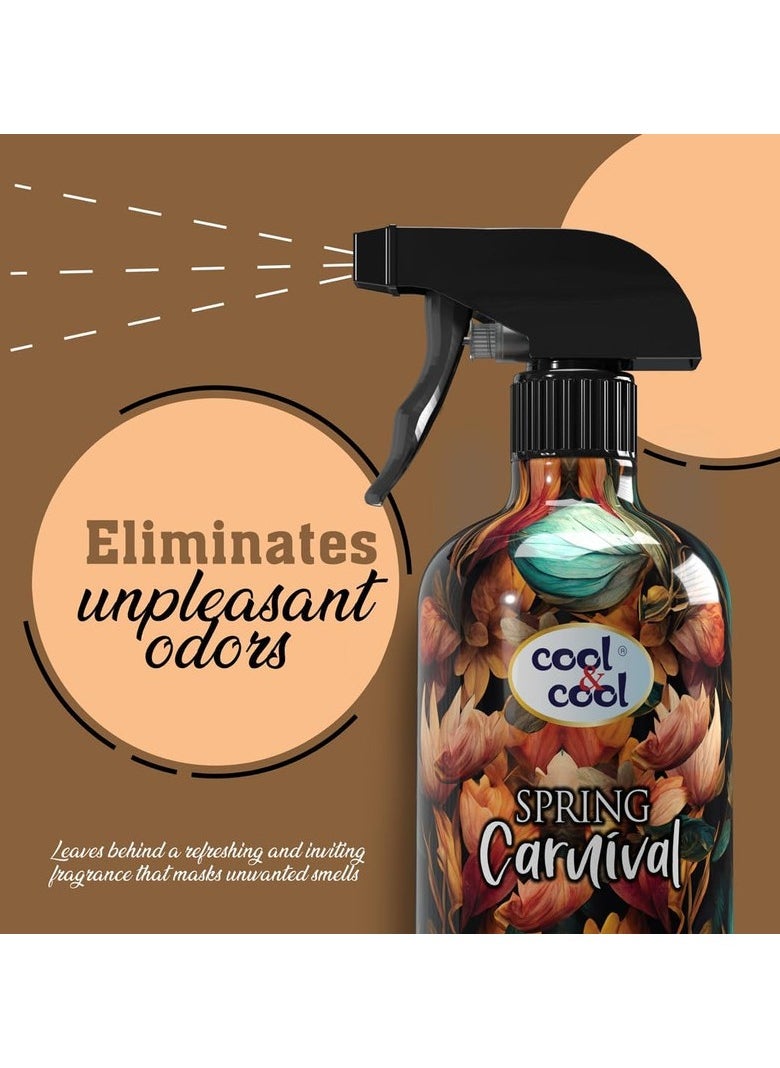 Cool & Cool Spring Carnival Air Freshener Long Lasting Fragrance 500ml  - Image 3