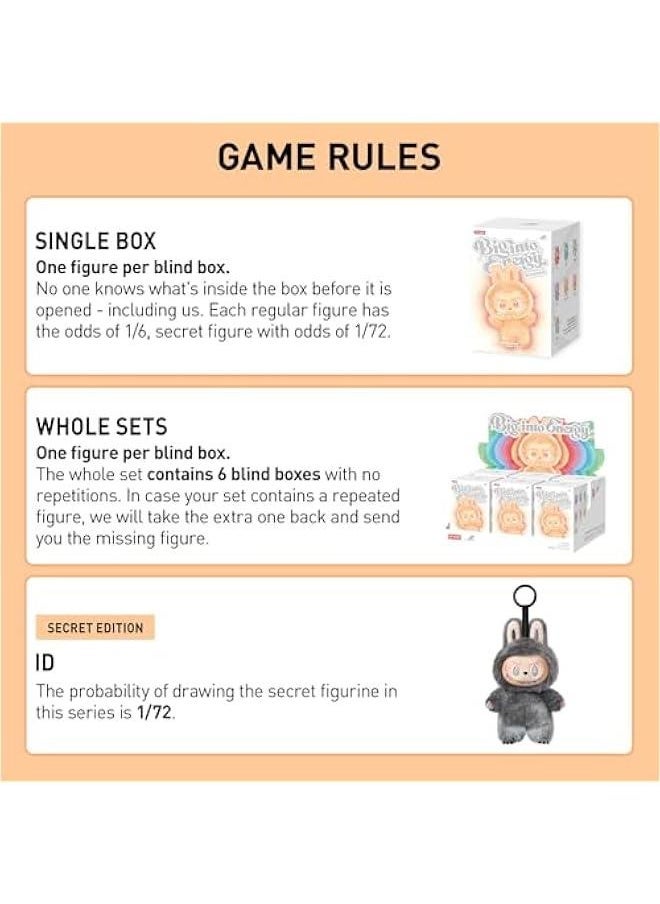 The Monsters Big into Energy Series-Vinyl Plush Pendant Blind Box, Blind Box Figures, Random Design Action Figures Collectible Toys Home Decorations, Single Box
