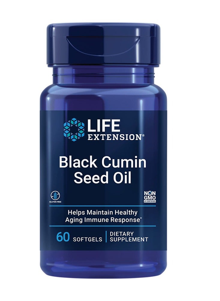Life Extension Black Cumin Seed Oil, 60 Softgels