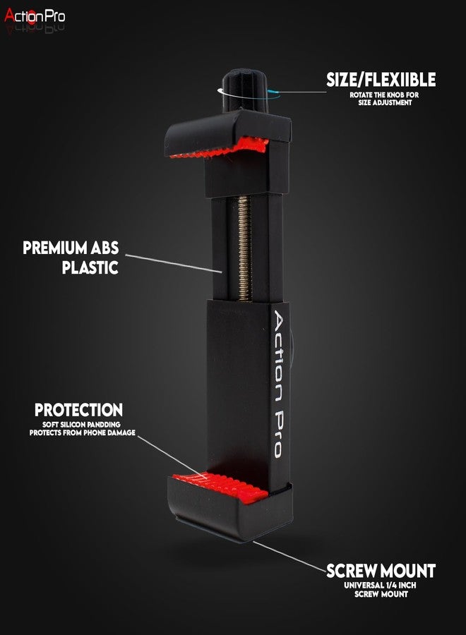 Action Pro Phone Holder Set Compatible with iPhone Samsung Google Vivo Oppo All Smartphones - Image 4
