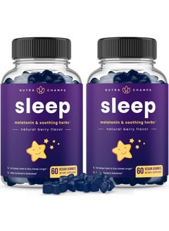 Sleep Gummies for Adults & Kids | Melatonin Gummies with Chamomile, Valerian & L Theanine | Safe & Effective for Kids & Adults | Vegan Childrens Melatonin 3mg, 1.5 mg, or 6mg (2-Pack, 120 Gummy) - pzsku/ZD8262A74194FC66F5CE5Z/45/_/1735907477/8890d53b-1060-41b0-b68f-6f53ff6b8602