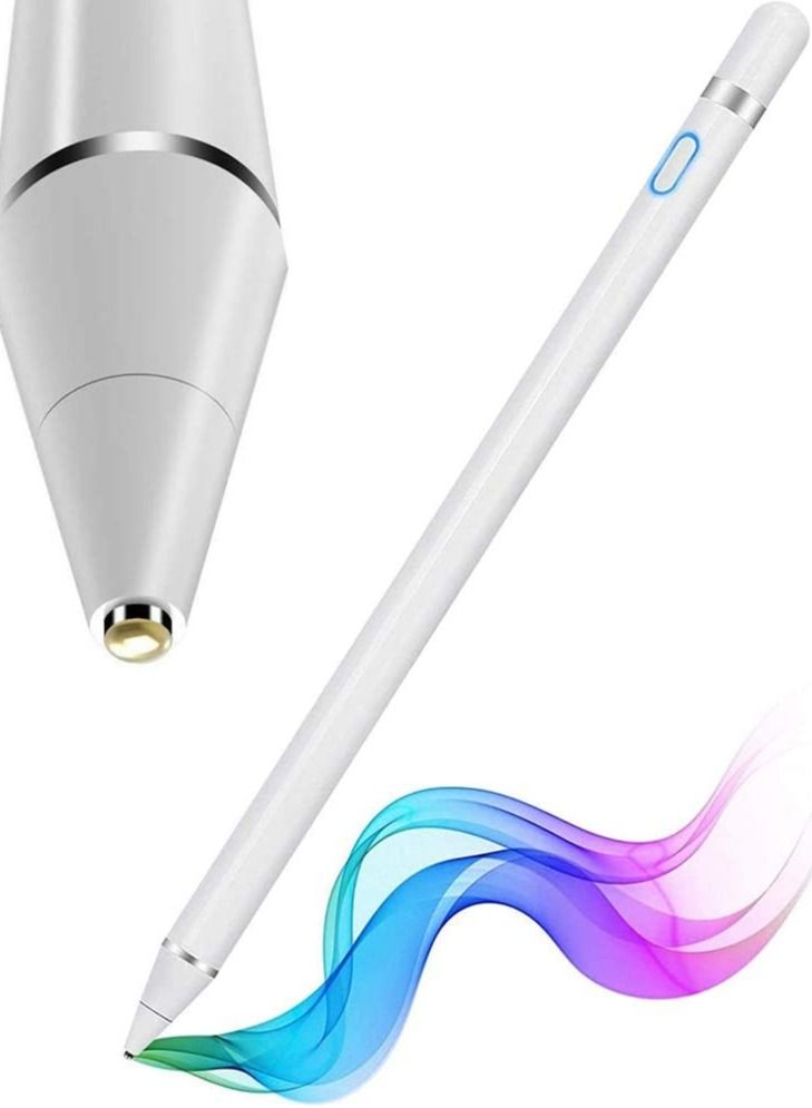 MOCOM Digital Stylus Pencil For All Android Tablets and iPhones, iPad and Phones White - Image 1