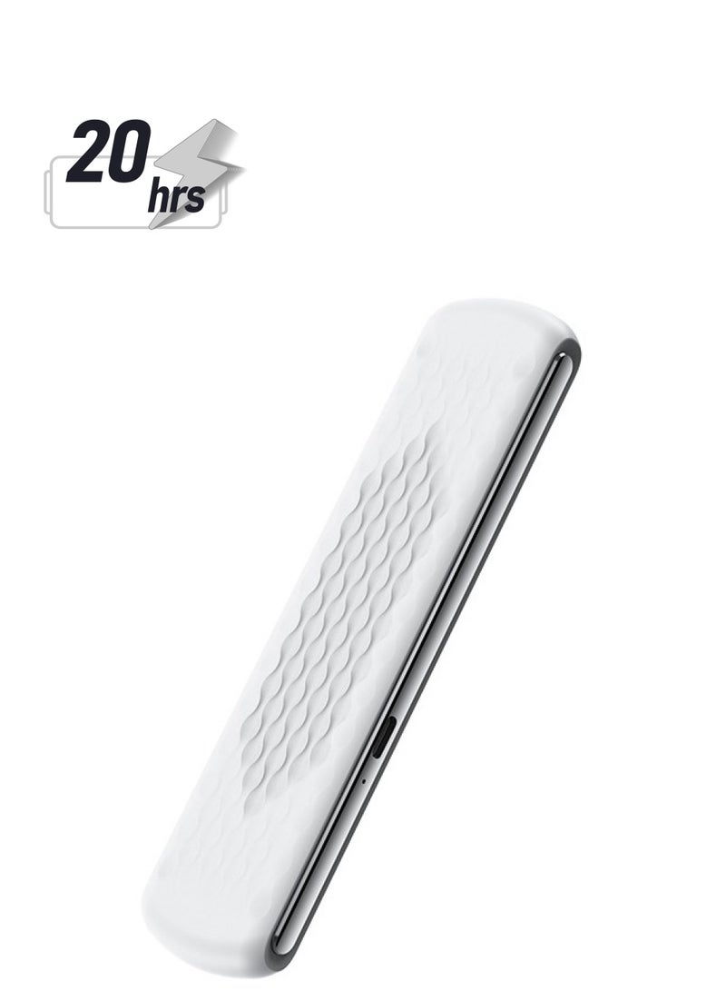 Pillow Speaker Bone Conduction Stereo Mini Portable Bluetooth Sleep Speaker Insomnia White Noise Machine For Deep Sleeping Side Sleepers（White） - Image 1