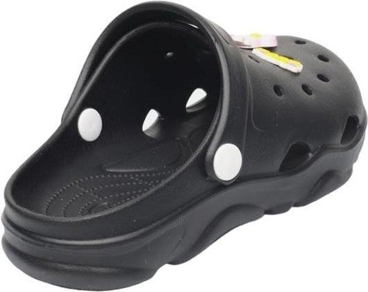 Liger Non-Slip Sole Sea Beach Pool Kids Slippers Black  - Image 4