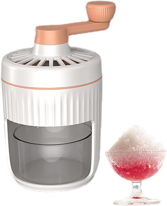 MBUYS MALL MBUYS MALL Manual Ice Crushers Manual Hand Shaver Crusher Machine Portable Snow Cone Machine Detachable Manual Mini Ice Crusher for Offices Outdoors Home  - Image 1