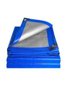 PlantaZee PlantaZee 12FT X 9FT 90 GSM Blue Tarpaulin Tirpal Tadpatri Tharpai Thadika Extra Strong 100 Waterproof Technology1 No  - Image 1