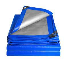 PlantaZee 12FT X 9FT 90 GSM Blue Tarpaulin Tirpal Tadpatri Tharpai Thadika Extra Strong 100 Waterproof Technology1 No - Image 1