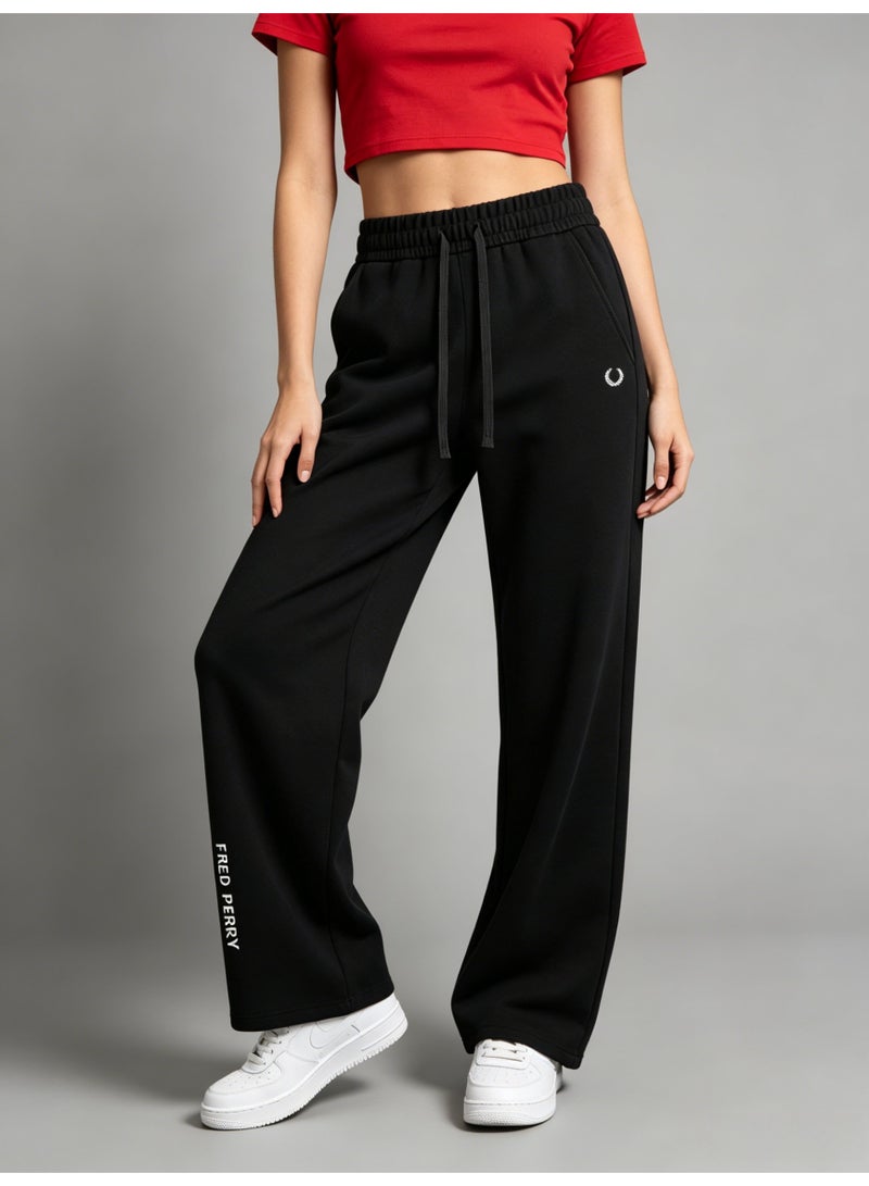 Fred Perry wheat ear stereo LOGO straight wide-leg pants for men and women with loose casual drape sweatpants. - Image 3