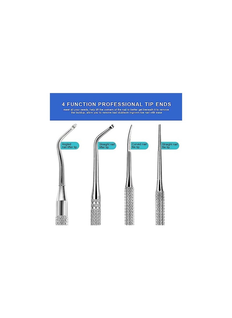 ORiTi 3pcs Ingrown toenail Tool  Toenail File and Lifters Professional Surgical Safe Nail Treatment Pedicure Tool Kit  - Image 4