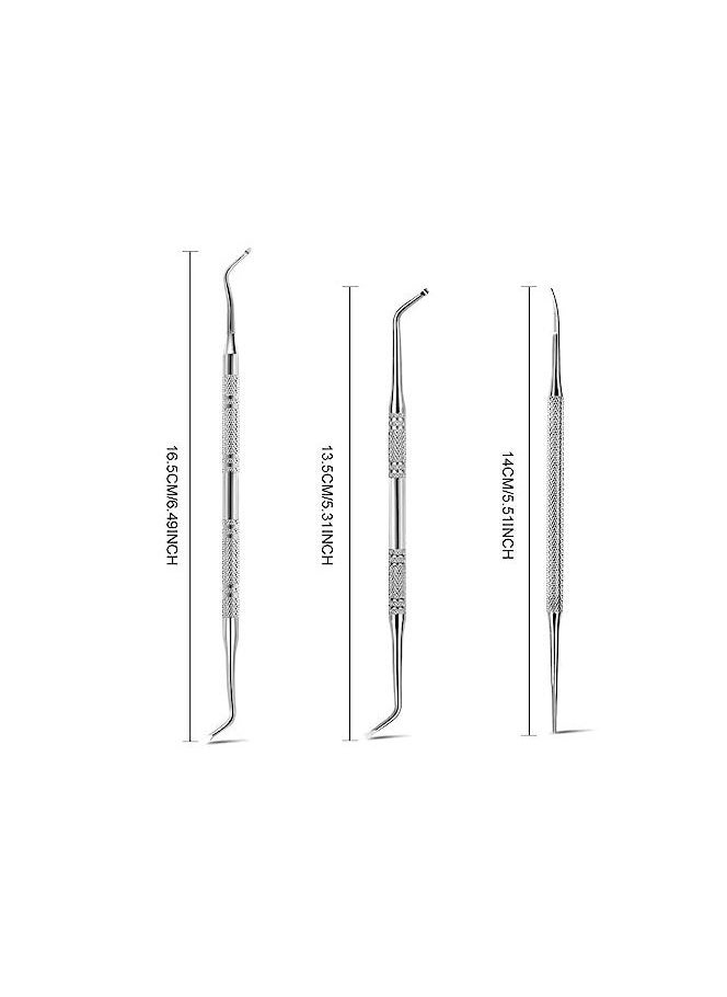 ORiTi 3pcs Ingrown toenail Tool  Toenail File and Lifters Professional Surgical Safe Nail Treatment Pedicure Tool Kit  - Image 2