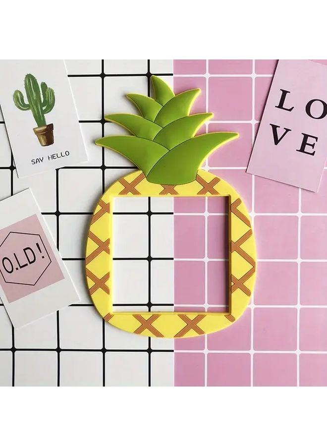 Pineapple 3D Light Switch Cover Silicone Protective Decorative Sticker - Image 1