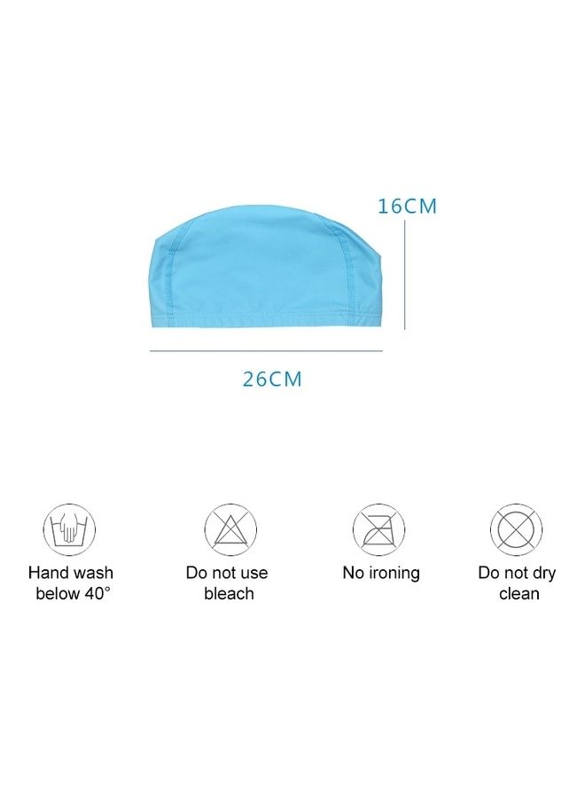 NIBEMINENT Waterproof PU Coating Stretchy Swimming Cap 26x16cm - Image 3