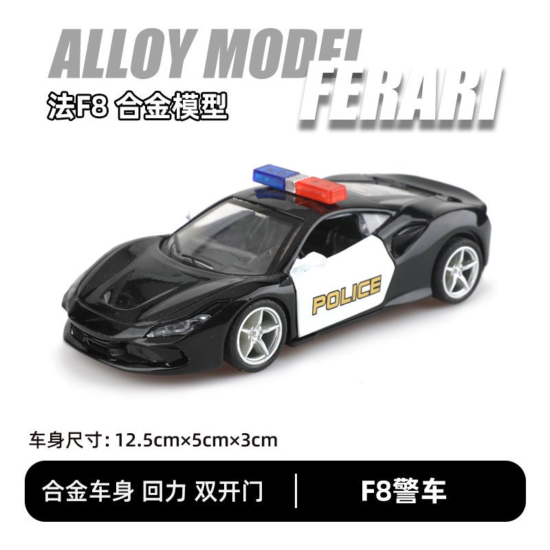 1:36 Scale Diecast Car Models for Kids Farilla Police Car [Bubble Bag]] 