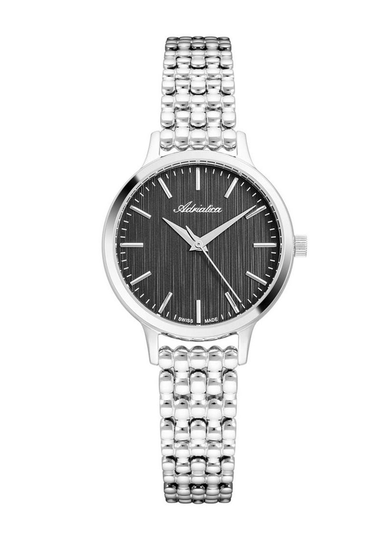 ADRIATICA ADRIATICA Swiss Made A3750.5117Q SS Case & Band 3-Hands Women's Watch 