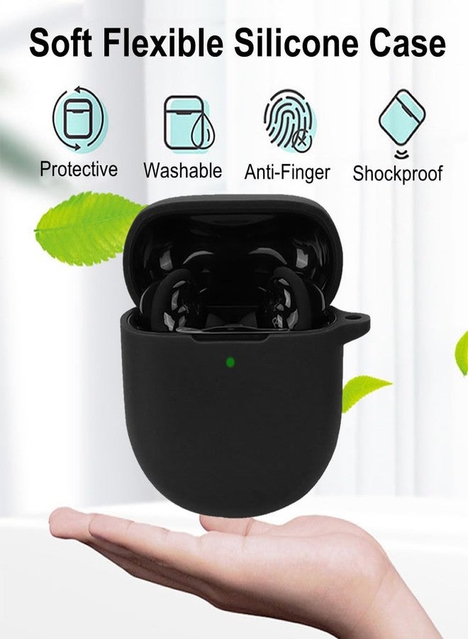 A-Focus QuietComfort Earbuds II Case Ear Tips Kit, Silicone Soft Cover 3 Pairs Comfortable Memory Foam EarTips with Keychain Set Compatible with Bose quietcomfort Earbuds ii Black - Image 5