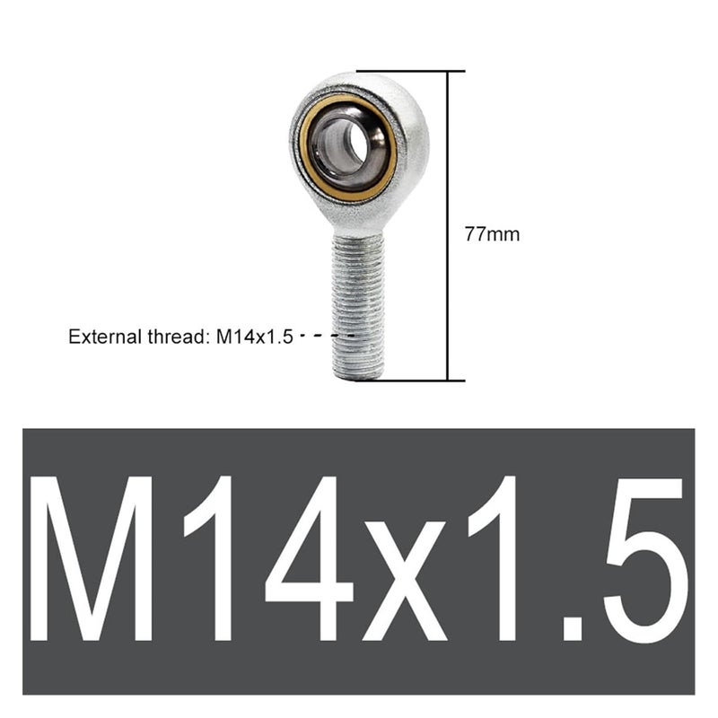 M14x1 5 خيط خارجي اسطوانة عين السمكة موصل M5 M8 M10 M12 M20 M22 M27 M42 رأس كروي محمل مشترك - Image 3