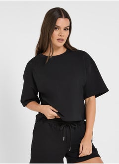 Ginger Basics Oversize T-Shirt & Sweatshort Set  - Image 3