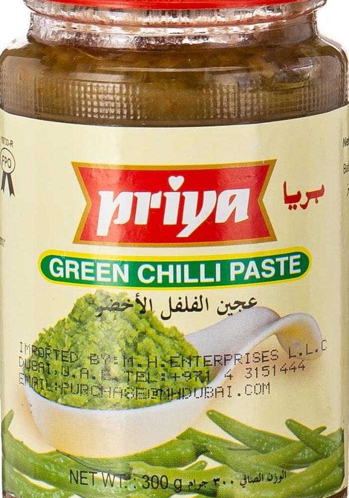 Priya معجون الفلفل الأخضر من بريا، 300 جرام - Image 1