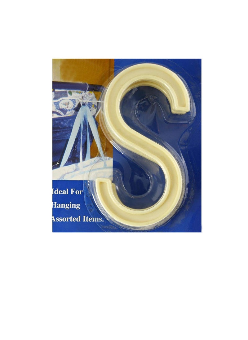 Medium Plastic S-hook - 1236, Beige - pzsku/ZD82706C6FECBD602F04FZ/45/_/1660303513/187e295d-77fb-4a7c-a123-16b7343bfb6d