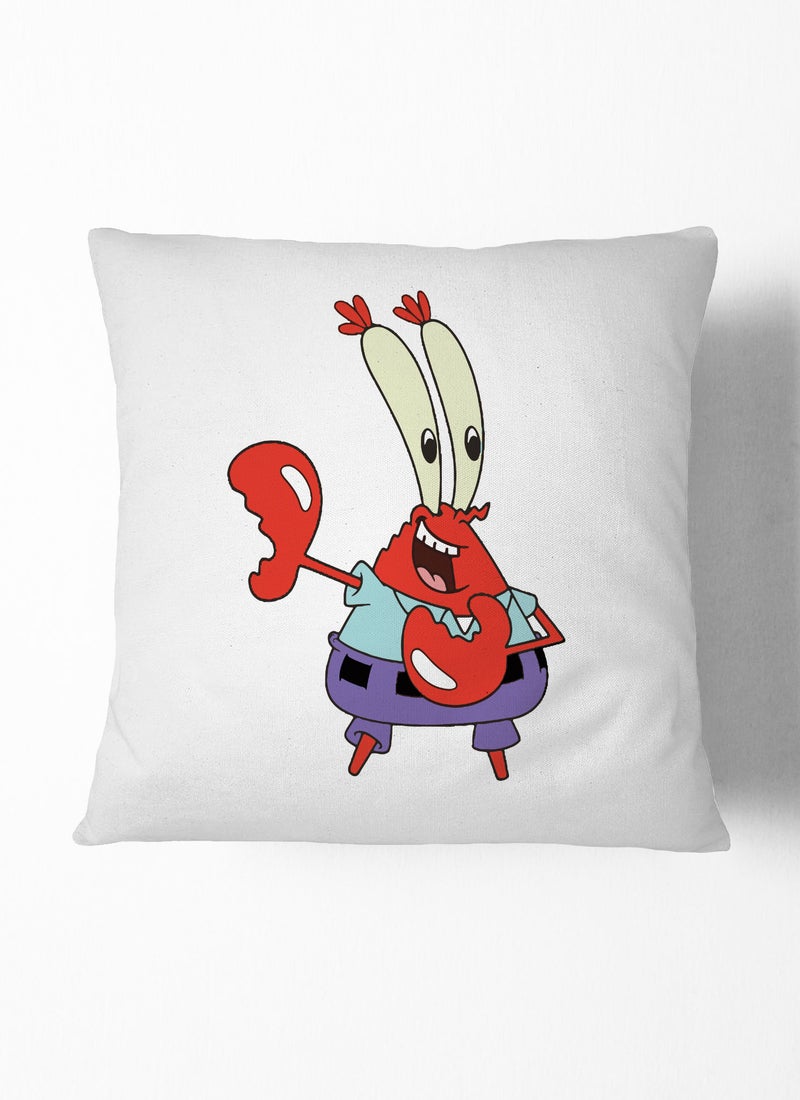 LOUD UNIVERSE Decorative Cushion Funny Mr. Krab From Spongebob Couch Cushion - Image 1
