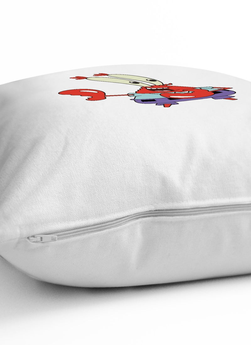 LOUD UNIVERSE Decorative Cushion Funny Mr. Krab From Spongebob Couch Cushion - Image 2