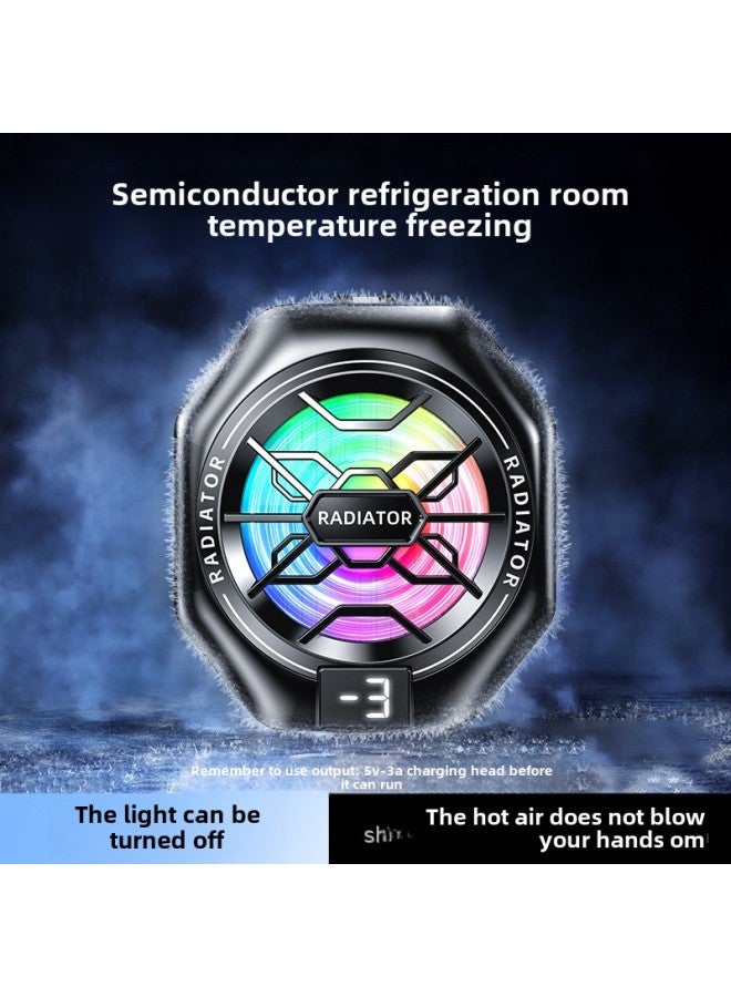 2025 TL05 Mobile Phone Radiator Icing Magnetic Suction Back Clip 2 In 1 Semiconductor Refrigeration 3 Digital Display-Color:Tl05-a Standard Icing Model - Image 4