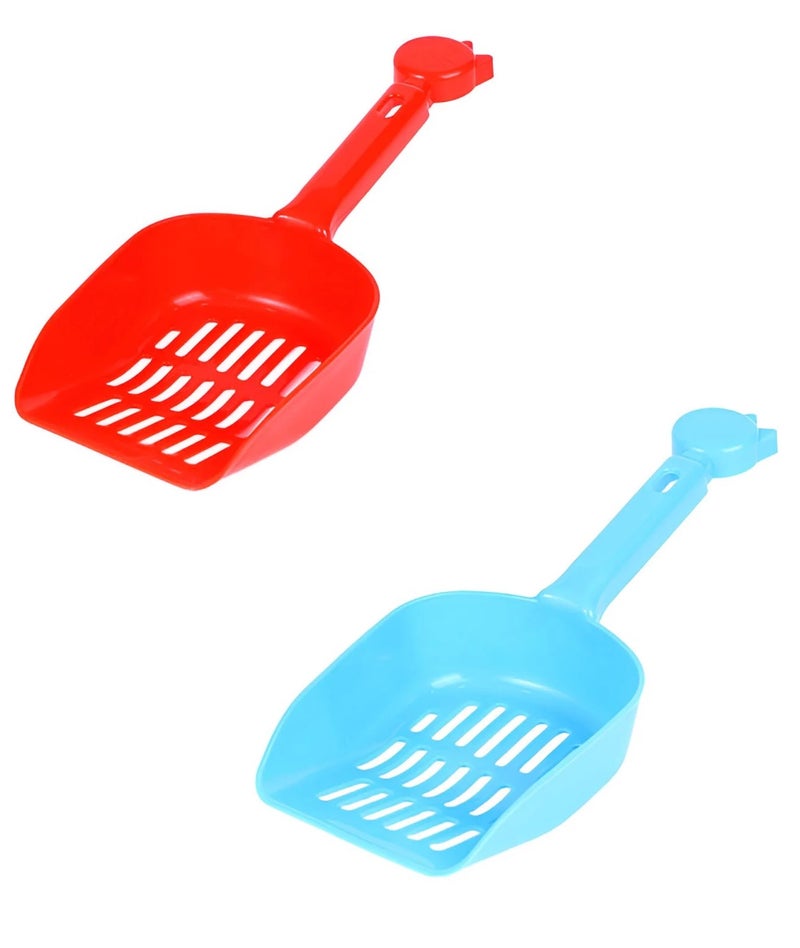 مجرفة أساسية لرمل القطط - ازرق - Image 2