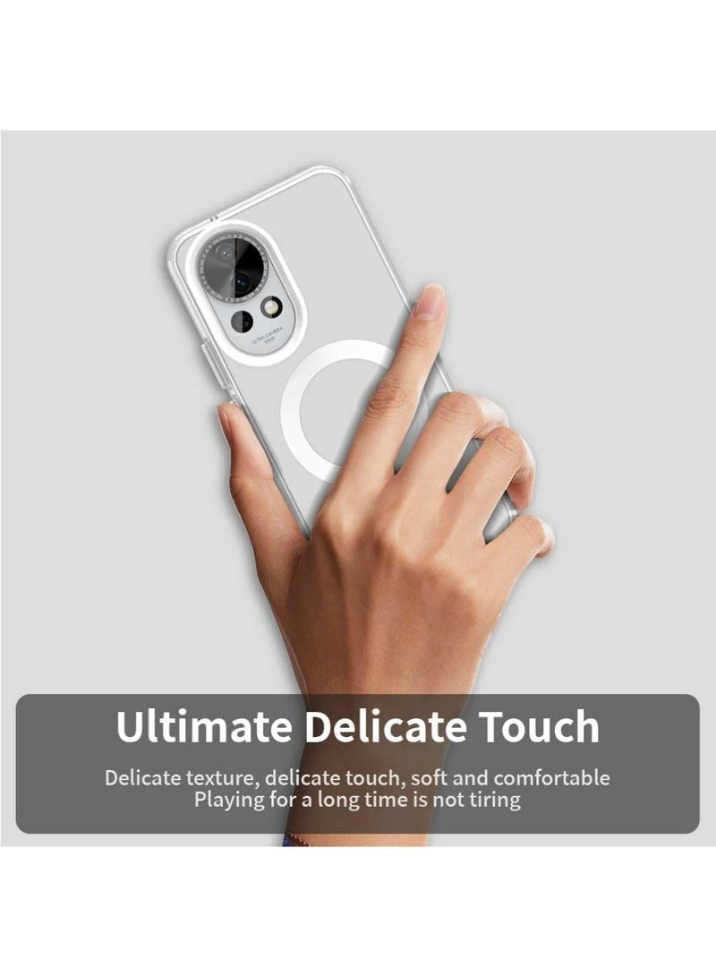 X-level Case for Huawei Nova 13 5G Cover with Wireless Charging, Four Corner Airbag Anti Drop Clear Shell Cover for Huawei Nova 13  (White)  - Image 5