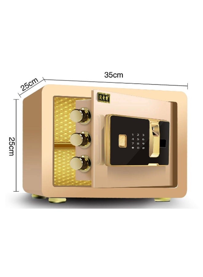 Fireproof Safe for Home Use, Digital Home Safe Fireproof Waterproof with Combination Lock  2 Keys, Large Security Drop Box Safe for Cash, Mail, Checks, Document, Spare Keys and Removable Shelf, Fire - Image 2