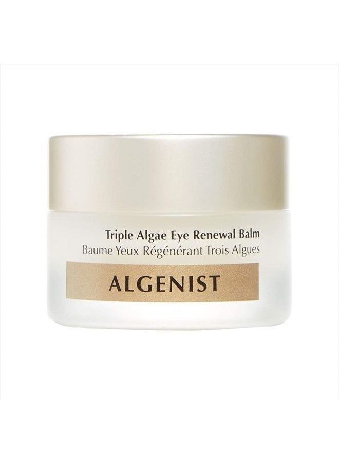 Algenist Triple Algae Eye Renewal Balm - Firming + Smoothing Cream with Alguronic Acid to Help Reduce the Appearance of Dark Circles, Bags, Puffiness, Fine Lines + Wrinkles (15ml)  - Image 1