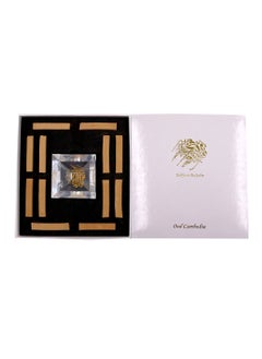 Bakhoor BoSidin Bakhoor BoSidin – Luxurious Oud Gift Set with Square Crystal Burner and 12pcs Square Oud  - Image 4