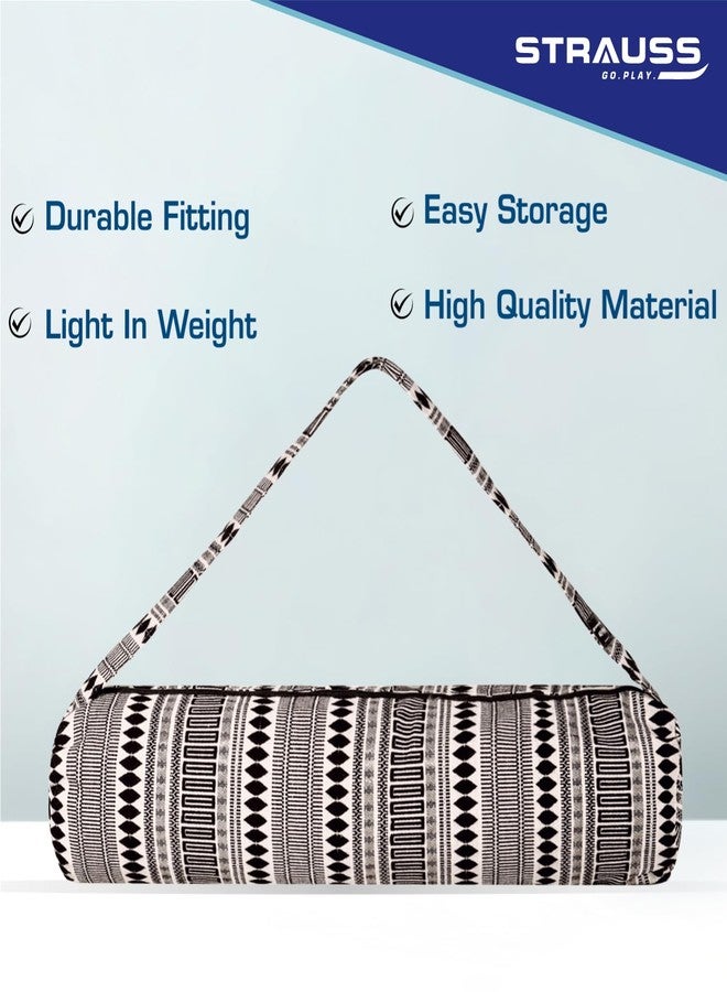 STRAUSS Duffel Bag | Travel & Gym Bag | Eco-Friendly, Washable & Durable Bags for Men & Women | Fitness & Sports Accessories Holder | Suitable for Yoga,Workout,Pilates,Gym,Travelling (Black) - Image 5