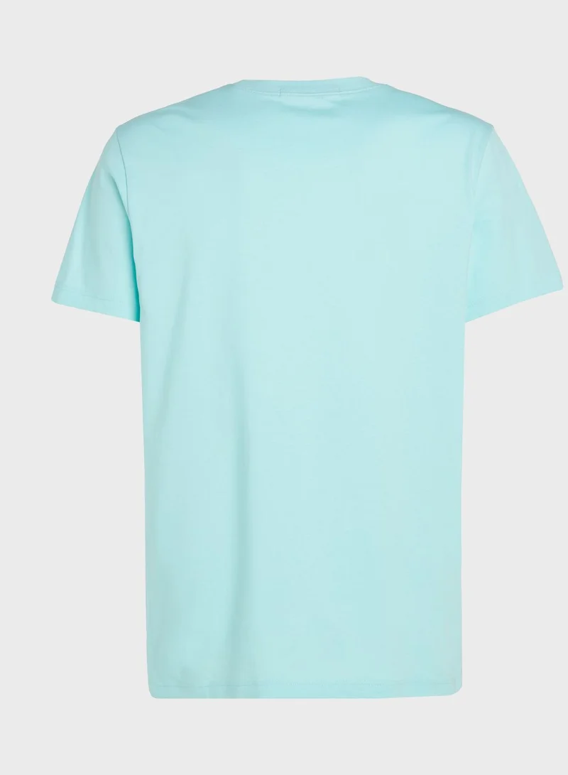 Calvin Klein Jeans Logo Crew Neck T-Shirt