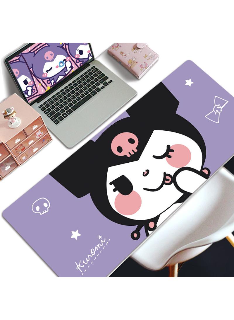 Y&D Kuromi Girls Gift Gaming Mouse Pad Extended Large Mat Desk Pad Stitched Edges Mousepad Long Mouse Pad And Non-Slip Rubber Base Mice Pad 800X300X4mm - Image 1