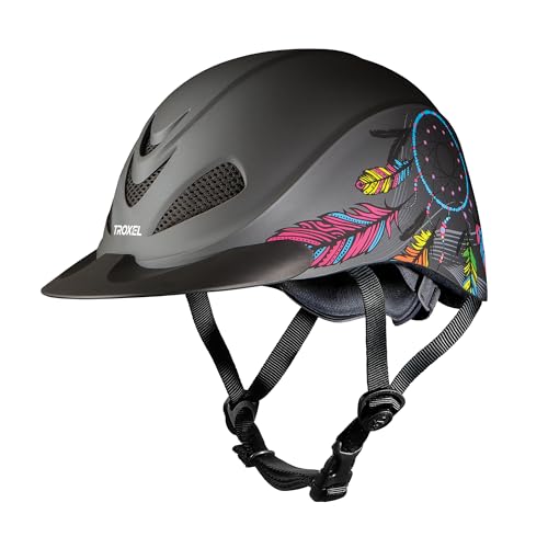 Troxel Rebel Bold Horse Riding Helmet, Low-Profile, Light, Adjustable Design, Safety Horseback Riding Gear, Large (7-1/4 - 7-3/8), Dreamcatcher - Image 5